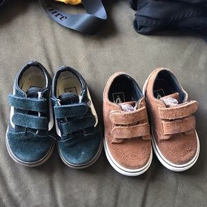 Bundle Brown and black toddler vans